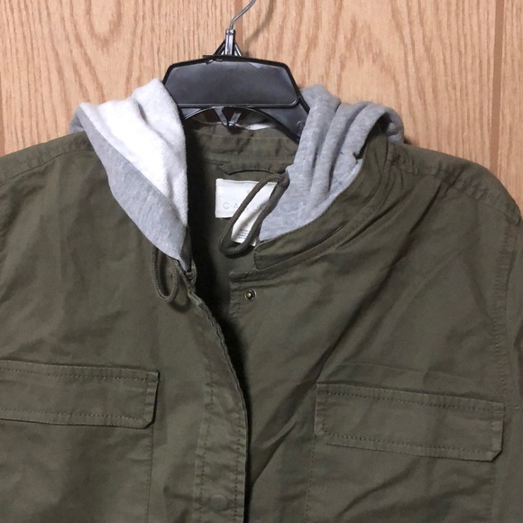 ⭐️CASLON Green Utility Jacket With Hood - Picture 2 of 8